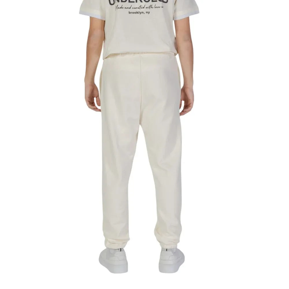 Underclub Cream Cotton Joggers (Workout Pants) - Zeiniez