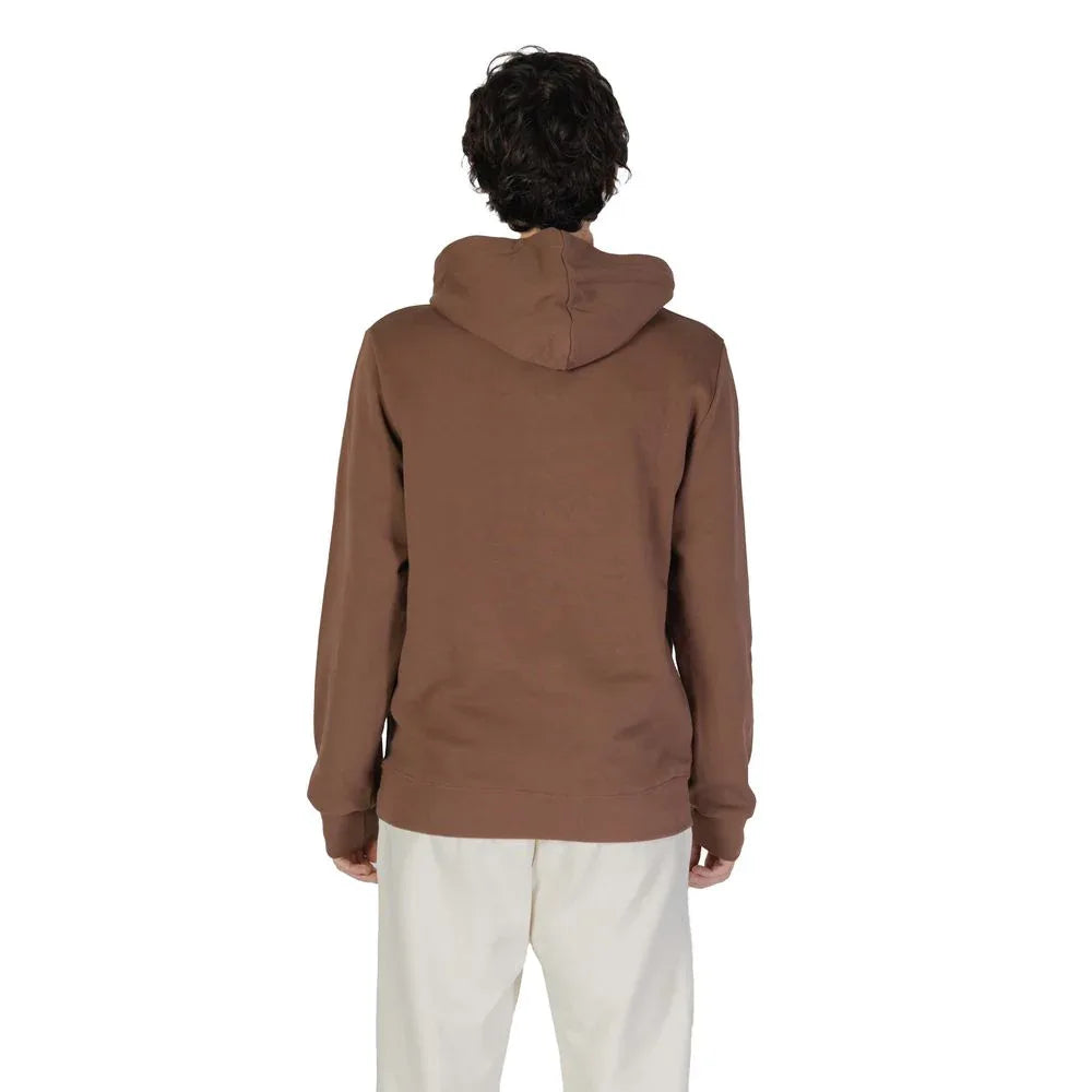 Underclub Brown Cotton Hoodie - Zeiniez