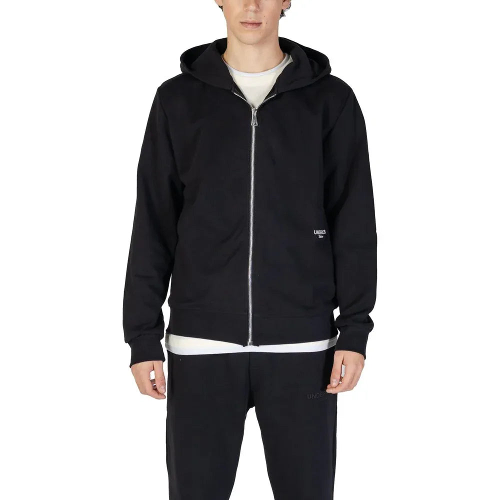 Underclub Black Cotton Hoodie - Zeiniez
