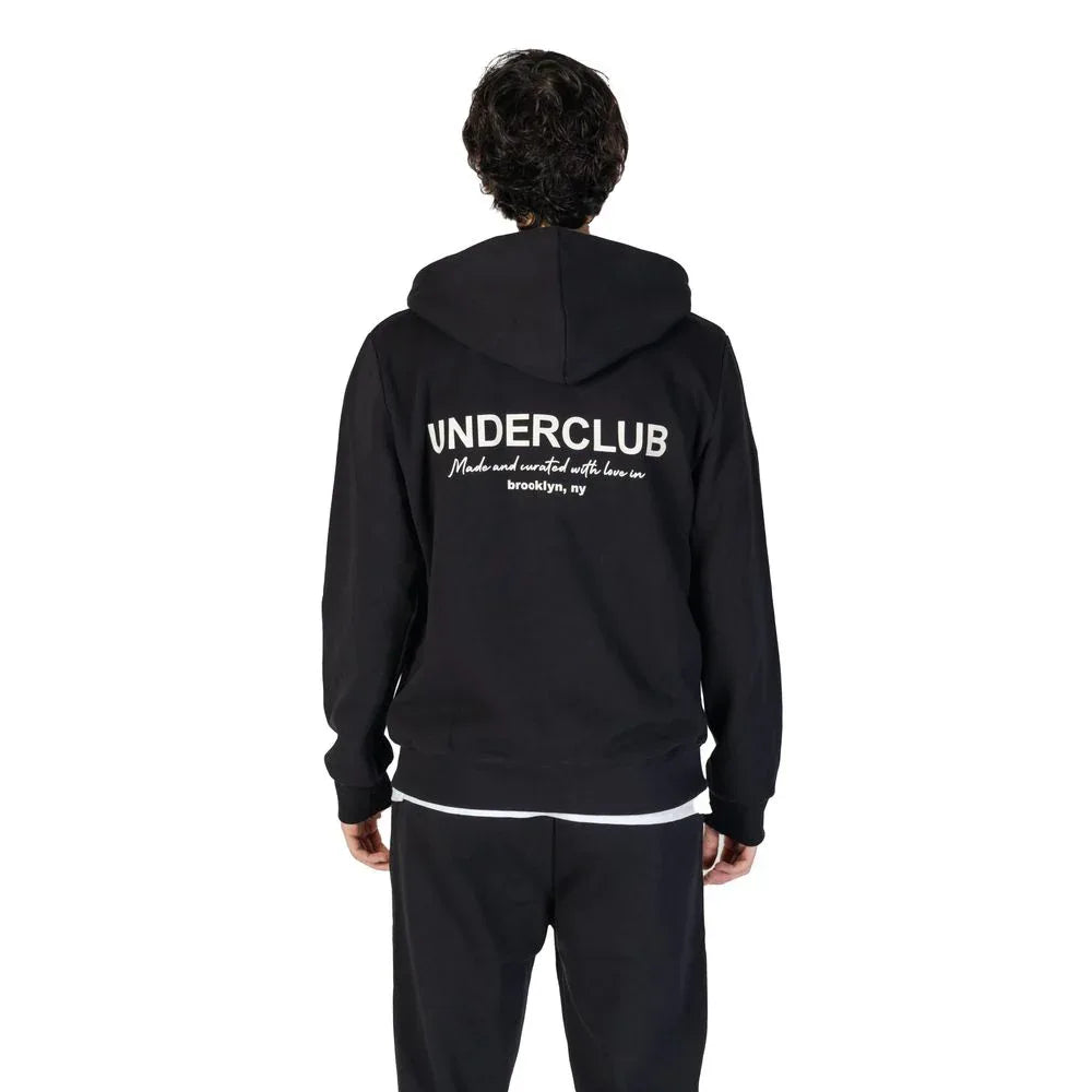 Underclub Black Cotton Hoodie - Zeiniez