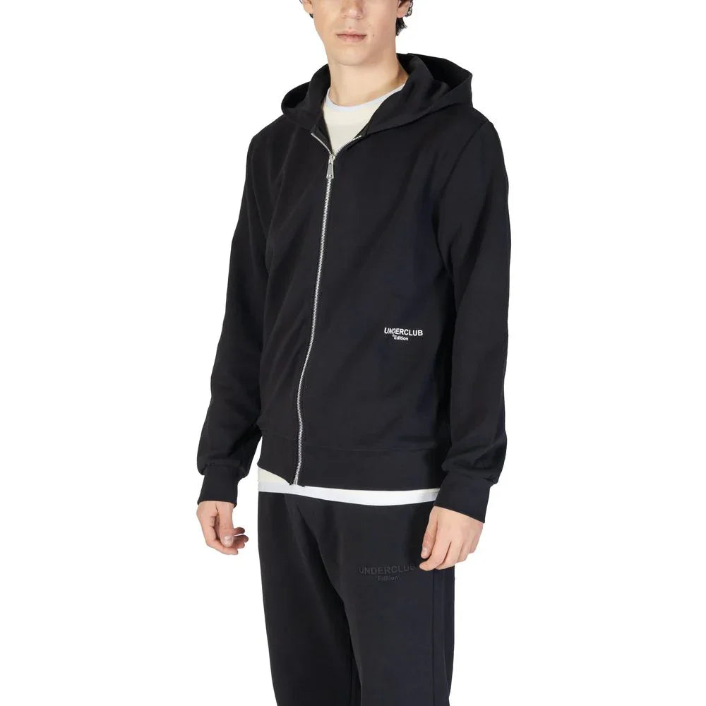 Underclub Black Cotton Hoodie - Zeiniez