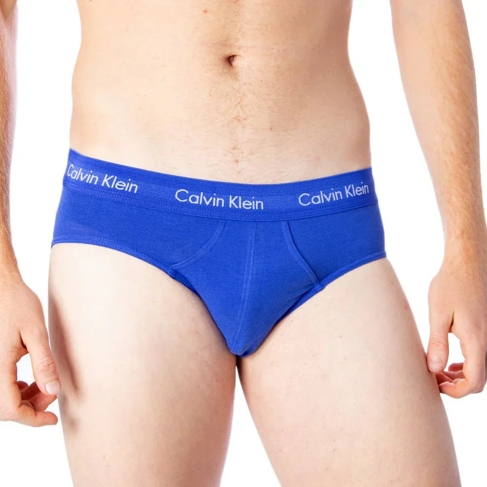 Calvin Klein Underwear Blue Cotton Briefs - Zeiniez