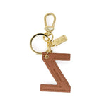 Alviero Martini Prima Classe Beige Leather Keychain - Zeiniez