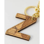 Alviero Martini Prima Classe Beige Leather Keychain - Zeiniez