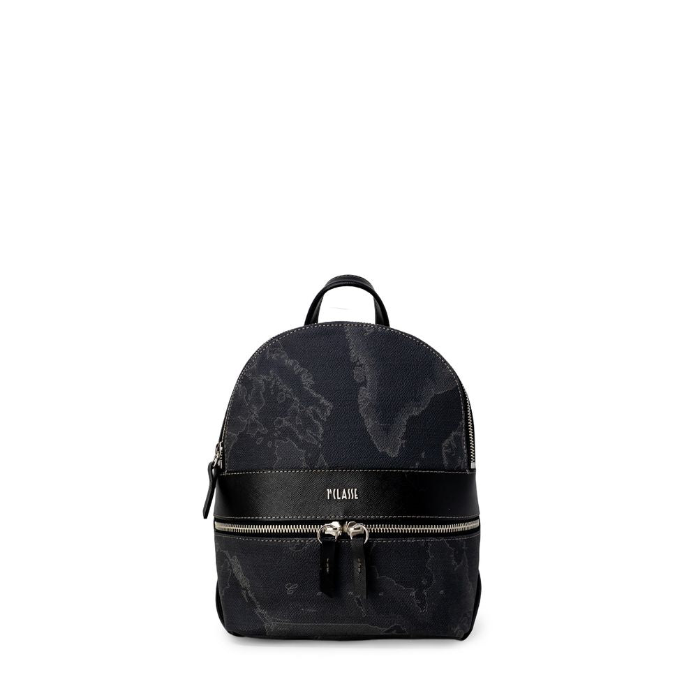 Alviero Martini Prima Classe Black Leather Backpack - Zeiniez