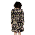 Jacqueline De Yong Black Viscose Short Dress - Zeiniez