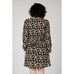 Jacqueline De Yong Black Viscose Short Dress - Zeiniez