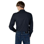 Antony Morato Blue Cotton Dress Shirt - Zeiniez