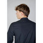 Antony Morato Blue Cotton Dress Shirt - Zeiniez