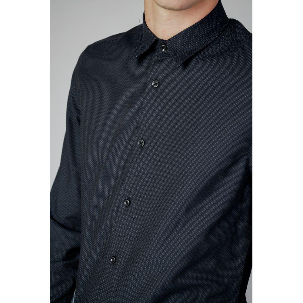 Antony Morato Blue Cotton Dress Shirt - Zeiniez