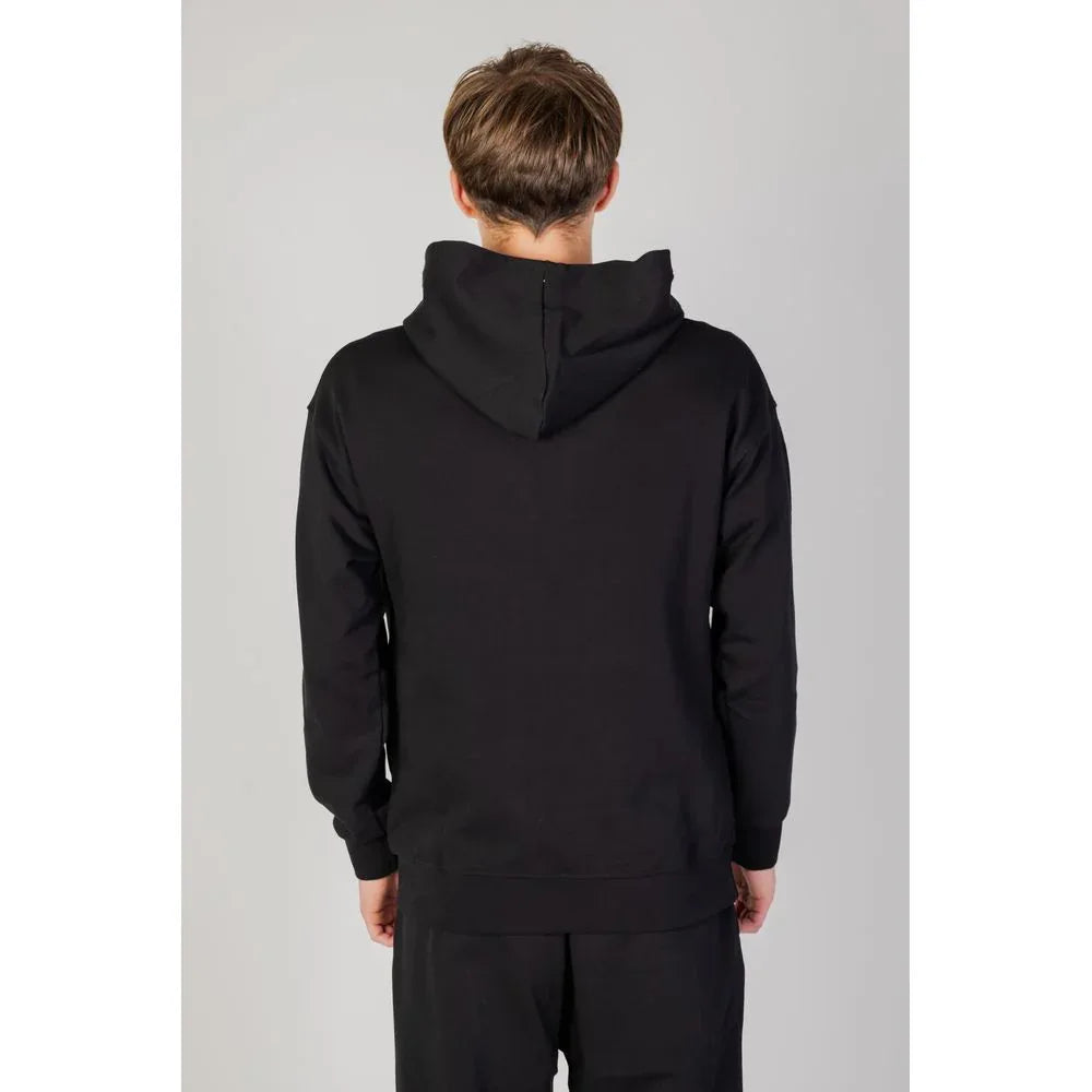 Underclub Black Cotton Hoodie - Zeiniez