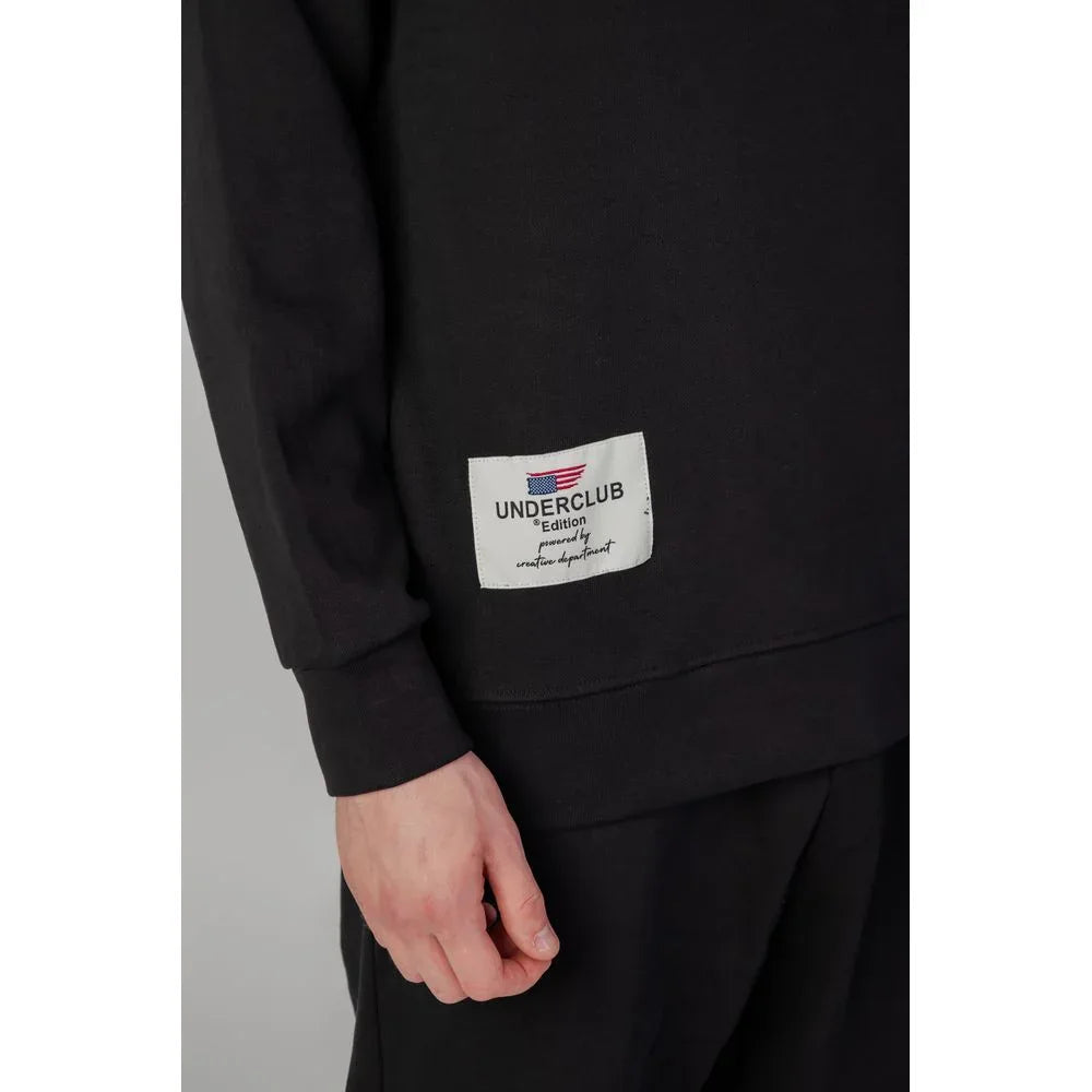Underclub Black Cotton Hoodie - Zeiniez