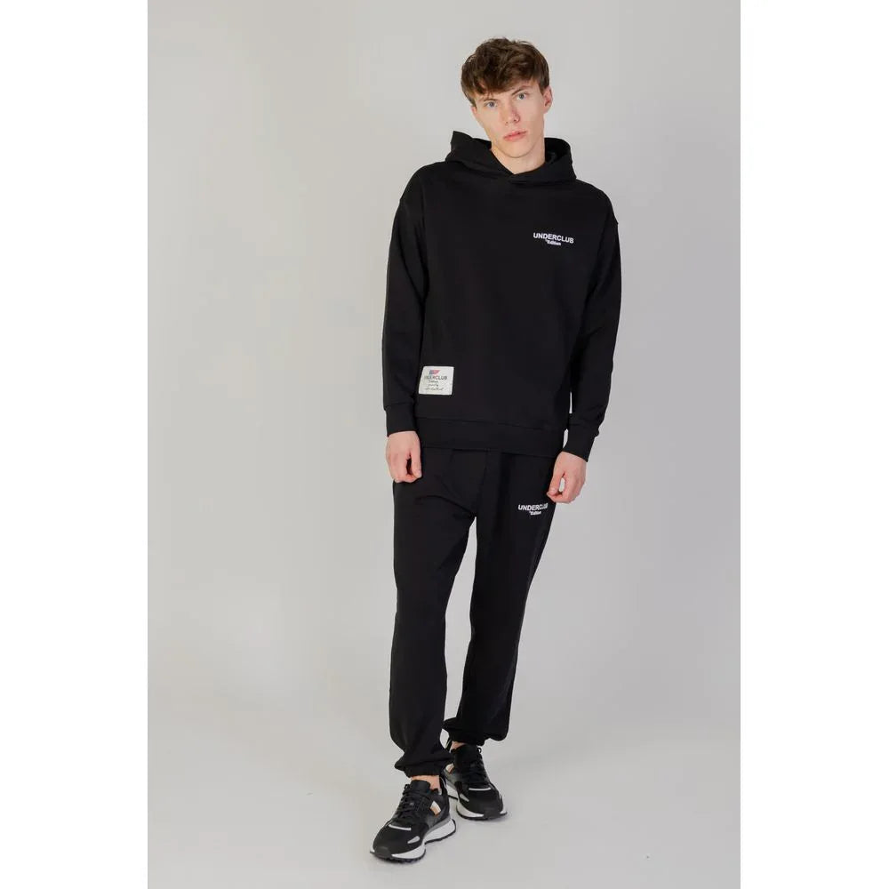 Underclub Black Cotton Hoodie - Zeiniez