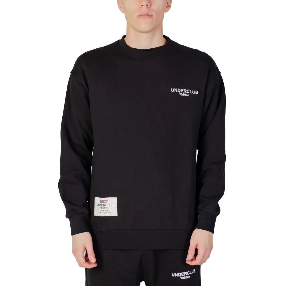 Underclub Black Cotton Sweatshirt - Zeiniez
