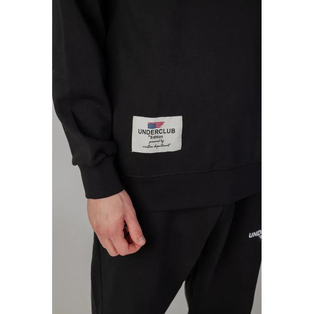 Underclub Black Cotton Sweatshirt - Zeiniez