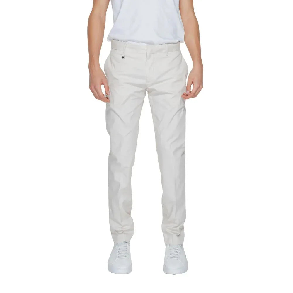 Antony Morato Beige Cotton Dress Pants - Zeiniez