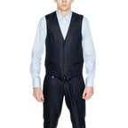 Antony Morato Black Linen Waistcoat - Zeiniez