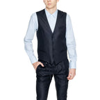 Antony Morato Black Linen Waistcoat - Zeiniez