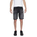 Antony Morato Black Cotton Bermuda Shorts - Zeiniez