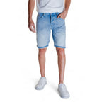 Antony Morato Light Blue Cotton Bermuda Shorts - Zeiniez
