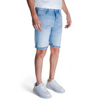 Antony Morato Light Blue Cotton Bermuda Shorts - Zeiniez
