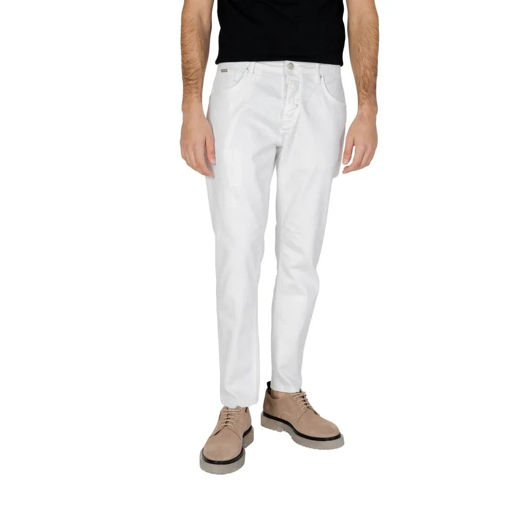 Antony Morato White Cotton Skinny Jeans - Zeiniez