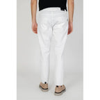 Antony Morato White Cotton Skinny Jeans - Zeiniez
