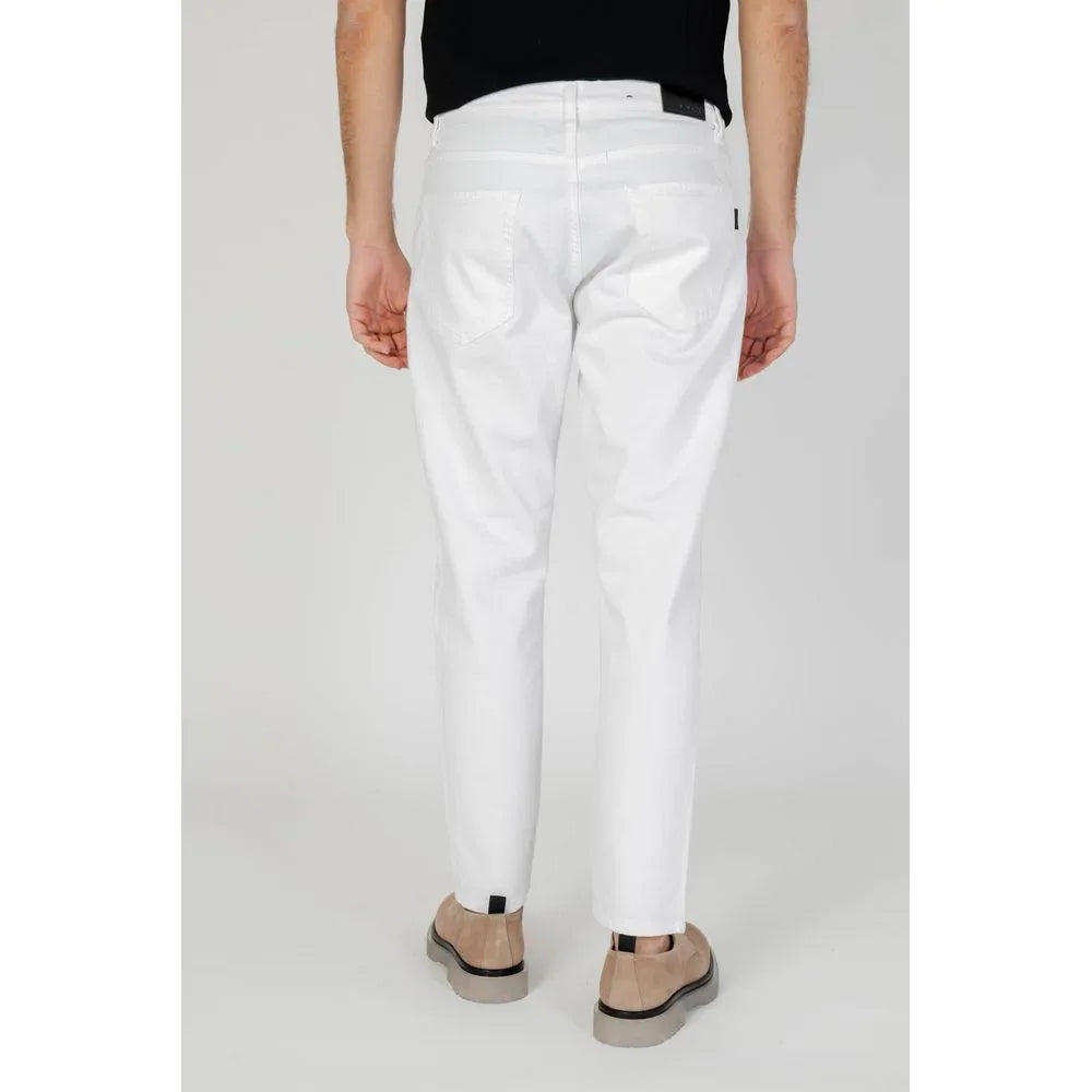 Antony Morato White Cotton Skinny Jeans - Zeiniez