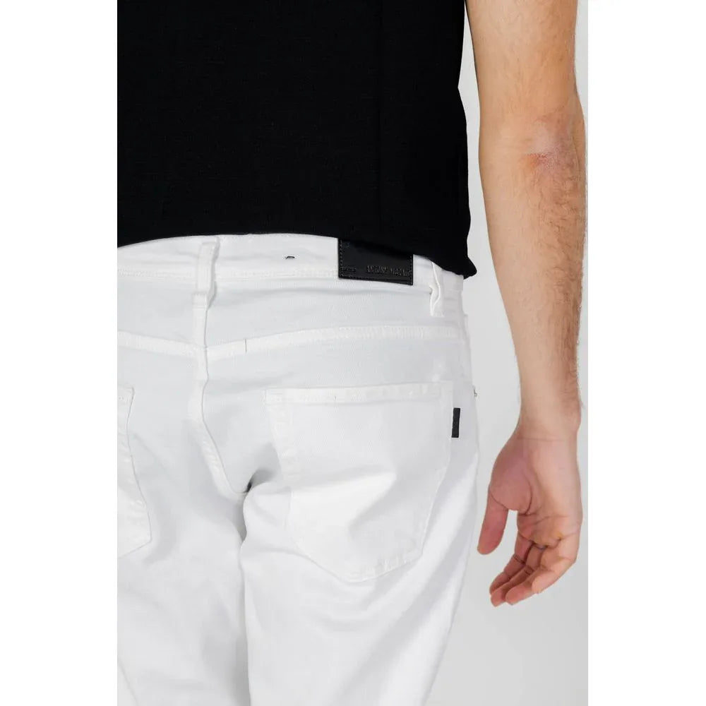 Antony Morato White Cotton Skinny Jeans - Zeiniez