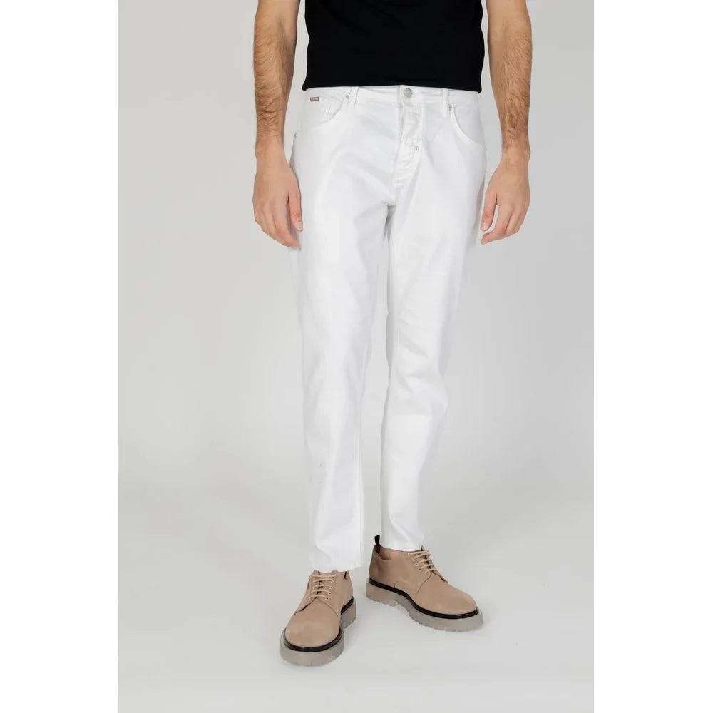 Antony Morato White Cotton Skinny Jeans - Zeiniez