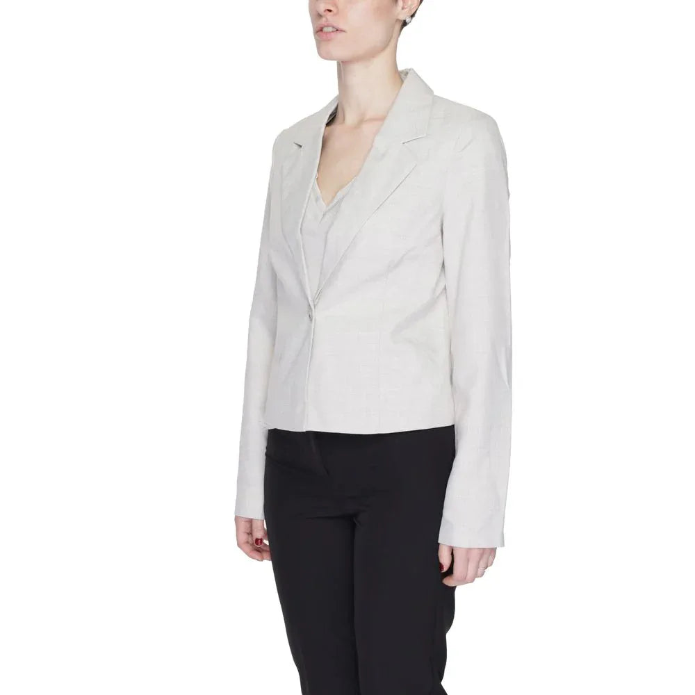 Vero Moda Gray Polyester Blazer - Zeiniez