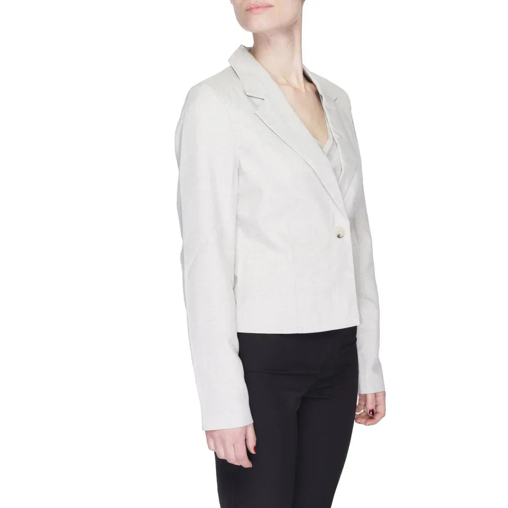 Vero Moda Gray Polyester Blazer - Zeiniez