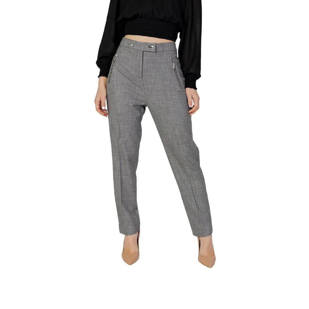 Morgan De Toi Black Polyester Pants - Zeiniez