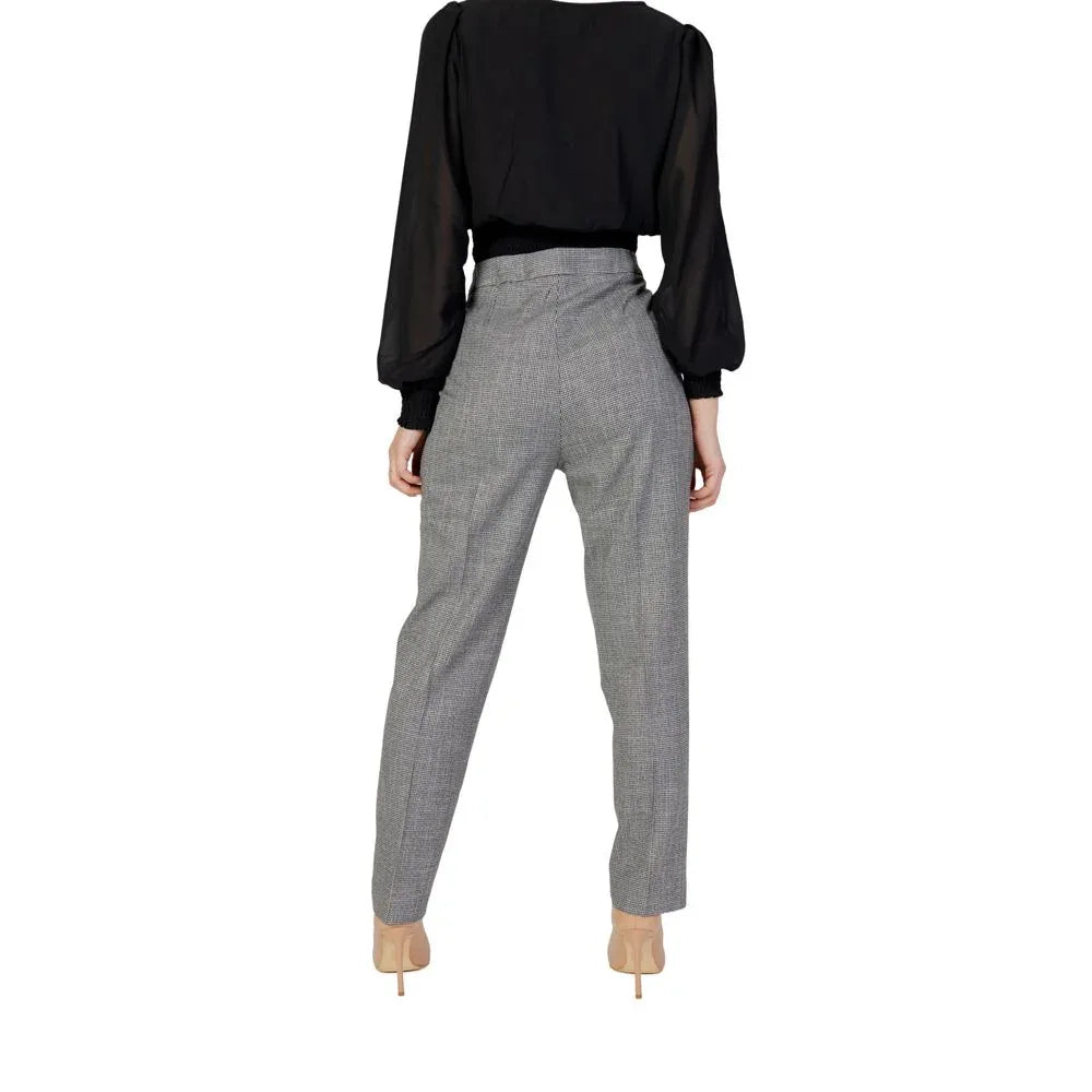 Morgan De Toi Black Polyester Pants - Zeiniez
