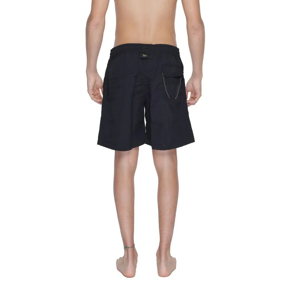 Blauer Black Polyamide Swim Shorts - Zeiniez