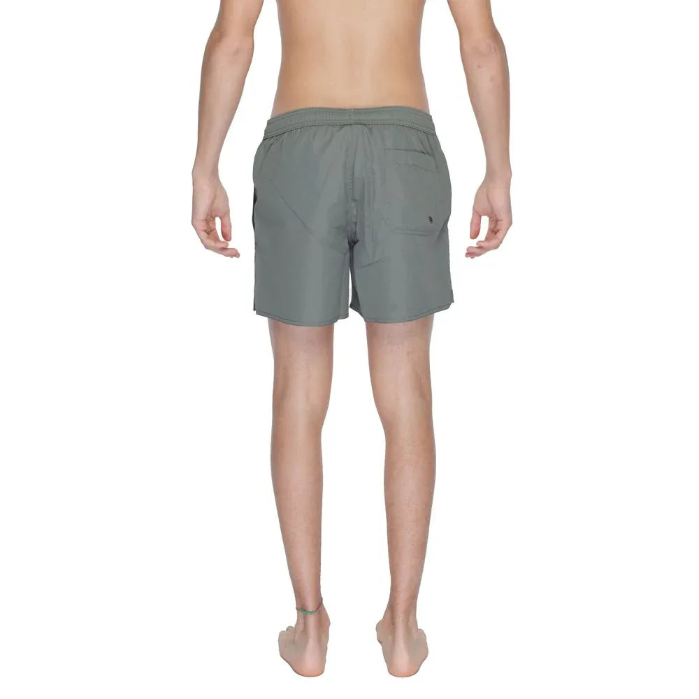 Emporio Armani Underwear Green Polyester Swim Shorts - Zeiniez