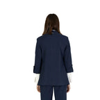 Rinascimento Blue Polyester Blazer - Zeiniez