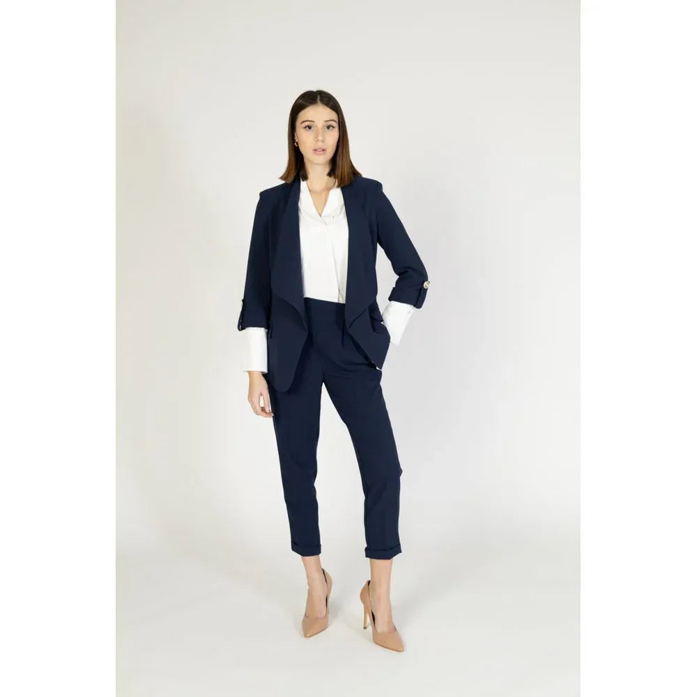 Rinascimento Blue Polyester Blazer - Zeiniez