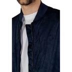 Hamaki-Ho Blue Polyester Bomber - Zeiniez