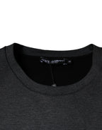 Dolce & Gabbana Dark Gray Camouflage Crew Neck T-shirt - Zeiniez