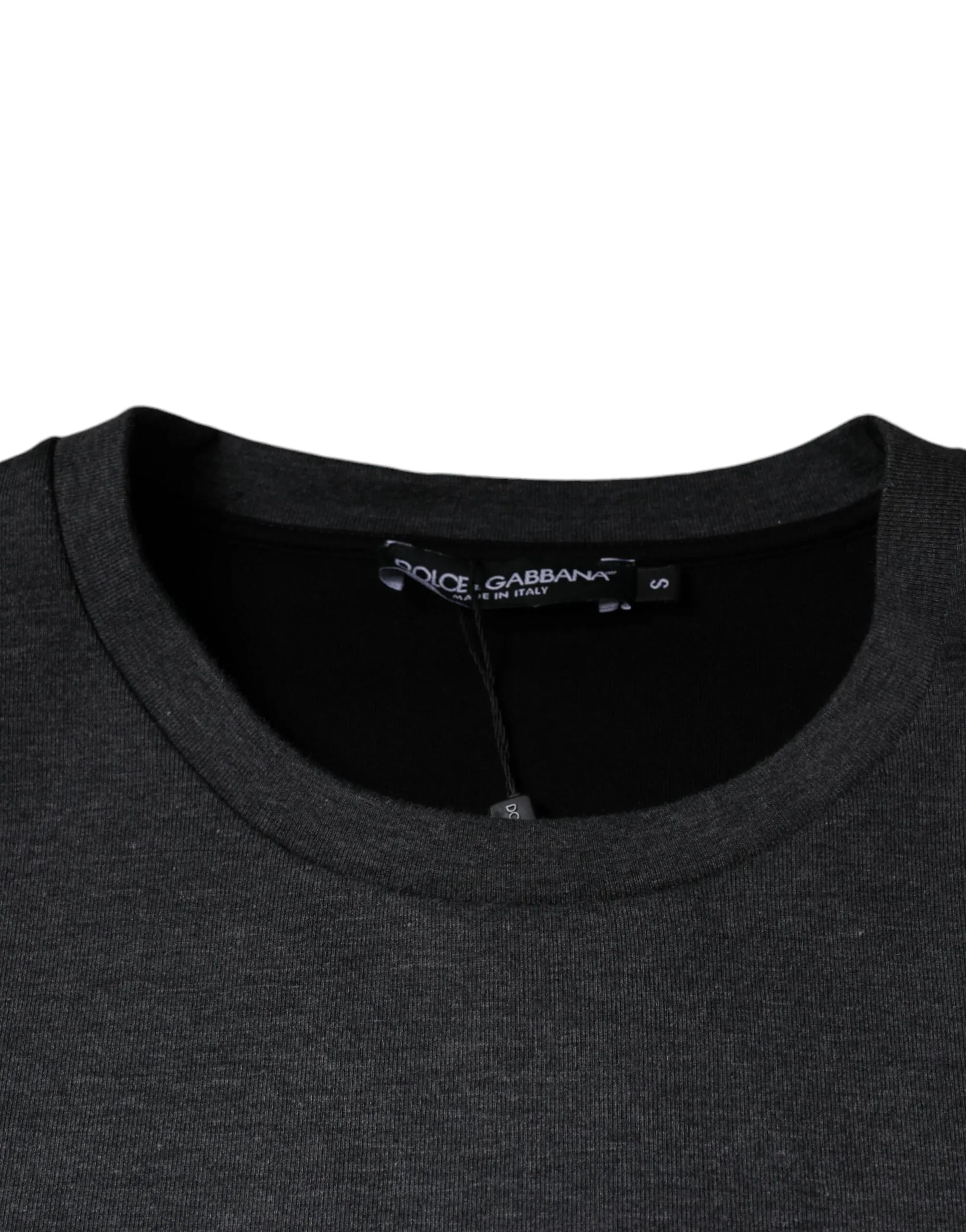 Dolce & Gabbana Dark Gray Camouflage Crew Neck T-shirt - Zeiniez