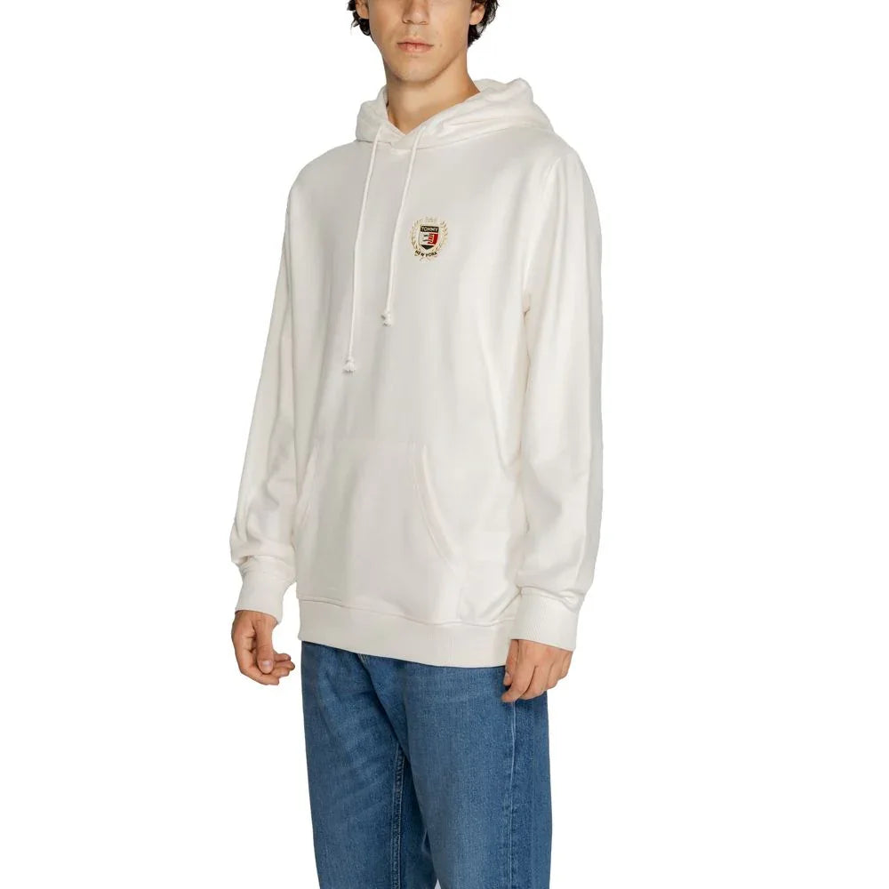 Tommy Hilfiger Jeans White Cotton Hoodie - Zeiniez
