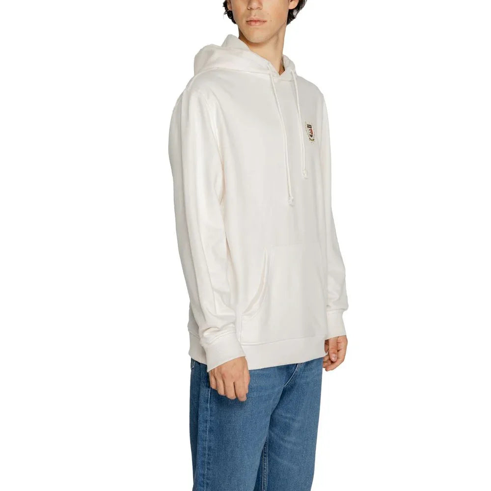 Tommy Hilfiger Jeans White Cotton Hoodie - Zeiniez