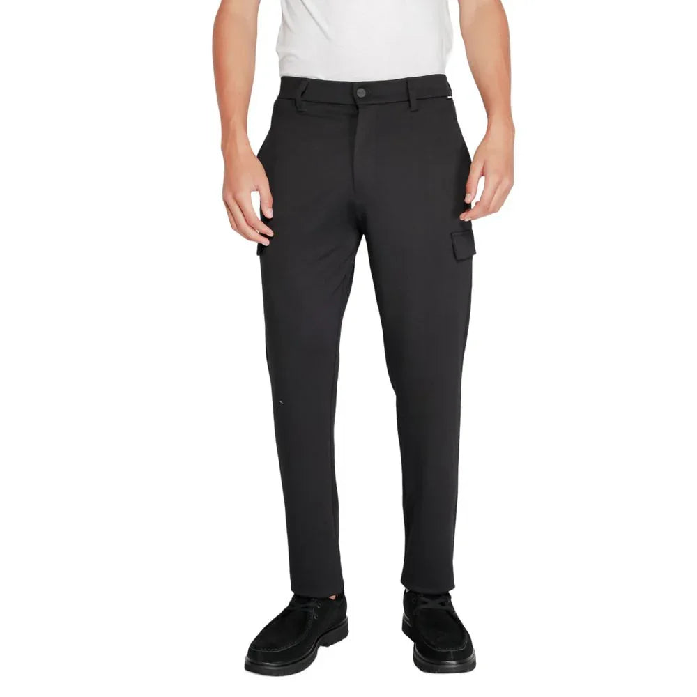 Calvin Klein Black Recycled Polyester Joggers (Workout Pants) - Zeiniez