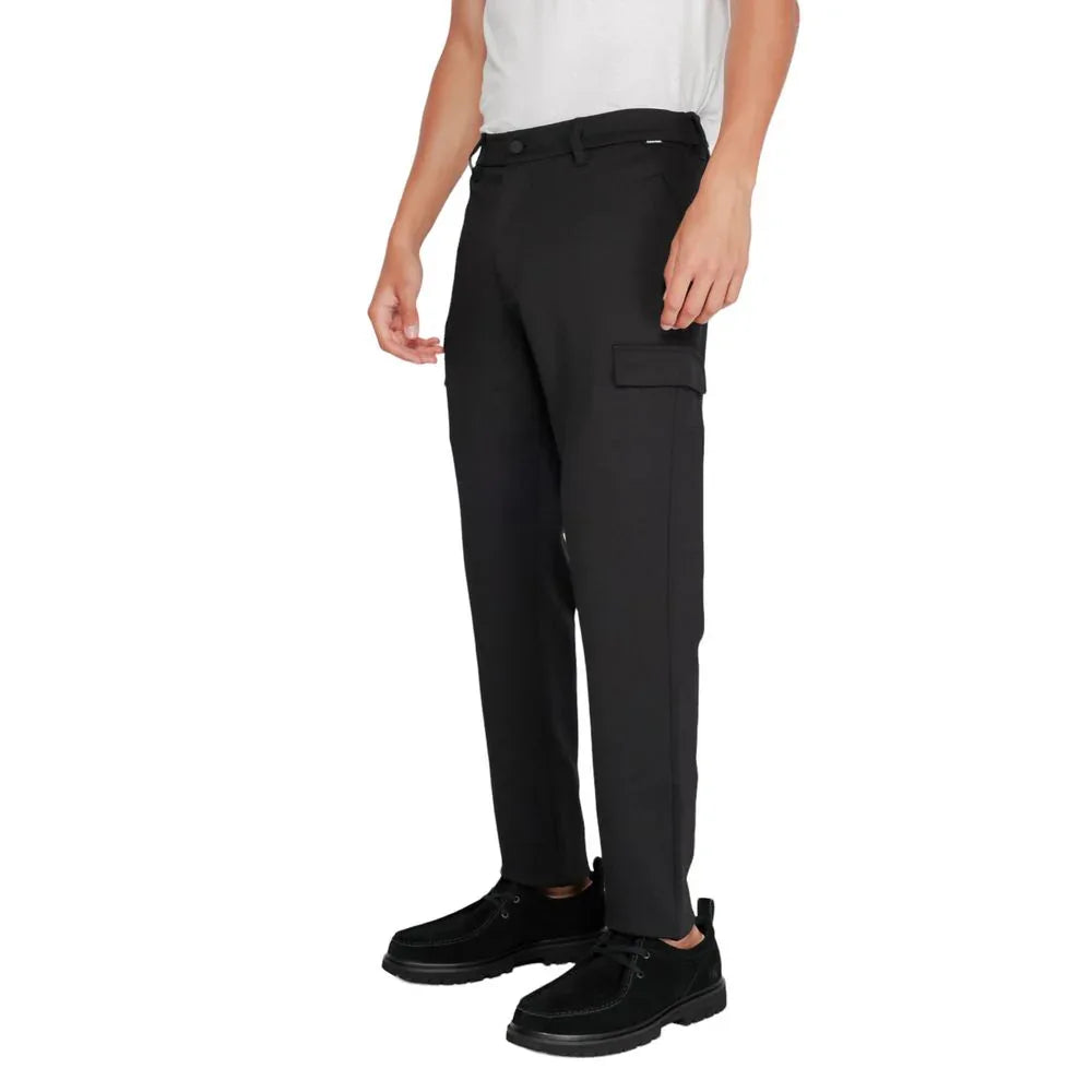 Calvin Klein Black Recycled Polyester Joggers (Workout Pants) - Zeiniez