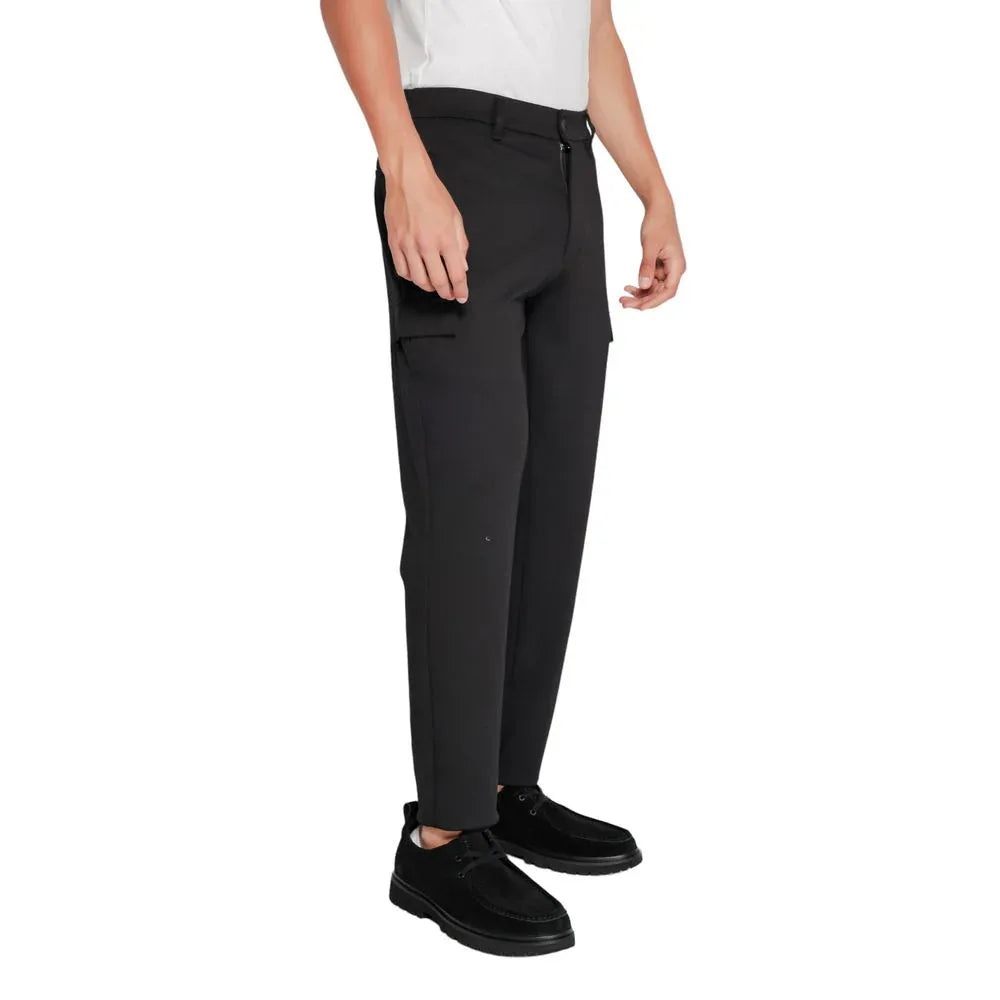 Calvin Klein Black Recycled Polyester Joggers (Workout Pants) - Zeiniez