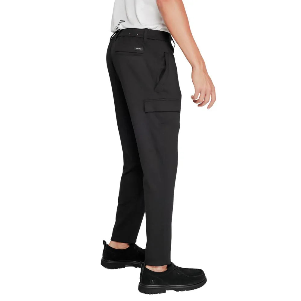 Calvin Klein Black Recycled Polyester Joggers (Workout Pants) - Zeiniez