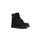 Timberland Black Recycled Leather Lace-Up Boots - Zeiniez