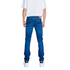 Replay Blue Cotton Relaxed Fit Jeans - Zeiniez