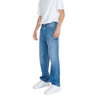 Replay Blue Cotton Relaxed Fit Jeans - Zeiniez